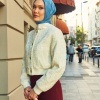 Dama Desen İpeksi Jakar Şal