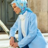 DİJİTAL SOFT AQUA DESEN-Mavi