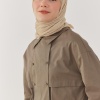 Piliseli Eşarp - Krem