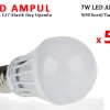 7W Enerji Tasarruflu Led Ampul 5 Adet
