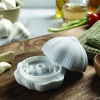 Sarımsak Şeklinde Plastik Sarımsak Ezici Rondo ve Saklama Kabı