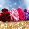 Kalp Kutu İçinde Gül Sabun Hearts Bath Confetti Asorti