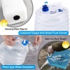 Musluk Kapaklı Akordiyon Portatif 10 Litre Bidon Container Kova
