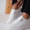 Nova Kadın Gümüş Detaylı Beyaz Sneaker