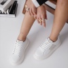 Belinda Beyaz Taşlı Kadın Sneaker
