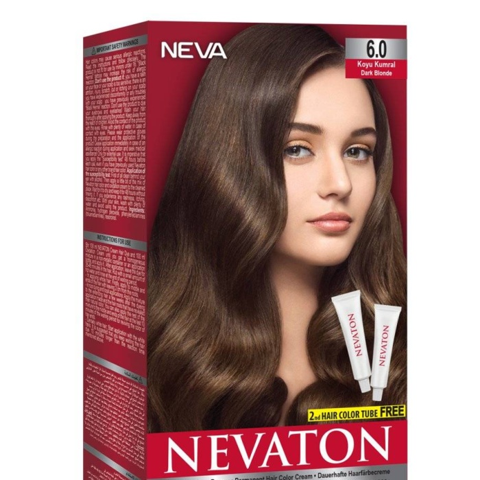 Nevaton Kalıcı Krem Saç Boyası 6.0 Koyu Kumral