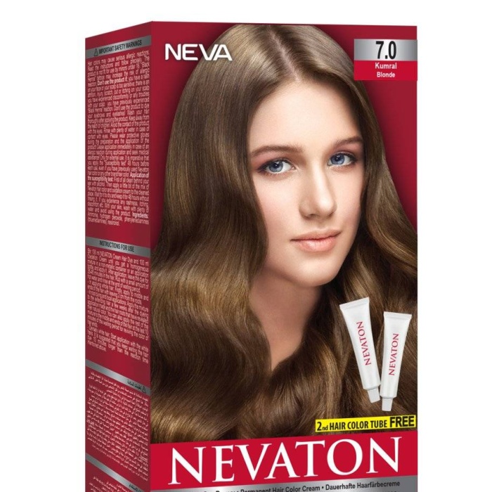Nevaton Kalıcı Krem Saç Boyası 7.0 Kumral