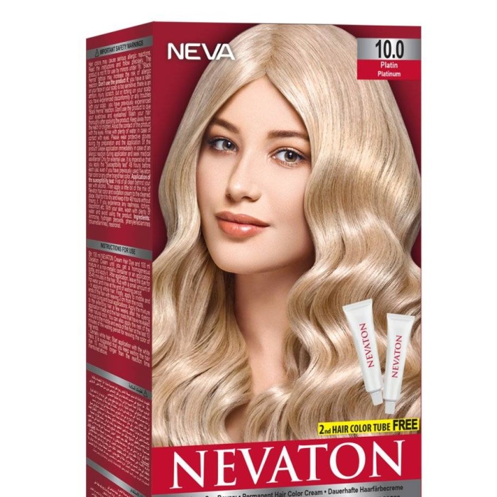 Nevaton Kalıcı Krem Saç Boyası 10.0 Platin