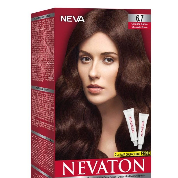 Nevaton Kalıcı Krem Saç Boyası 6.7 Çikolata Kahve