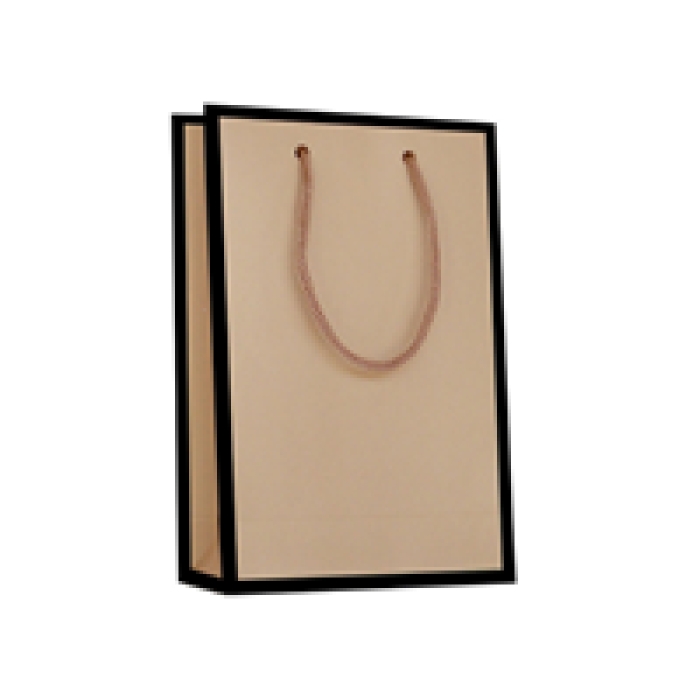 26x40x8 Karton Çanta 10lu -Mat Mum Işığı-
