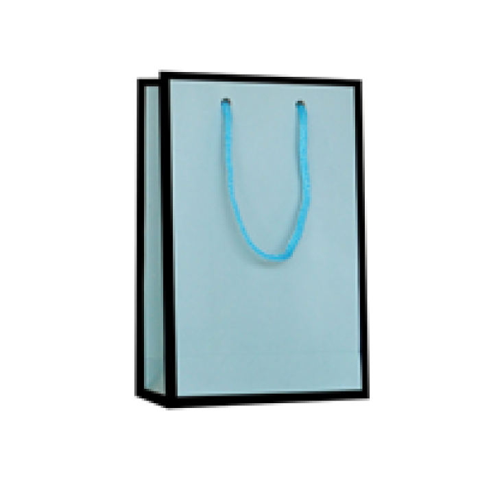 26x40x8 Karton Çanta 10lu -Mat Ada Mavisi-