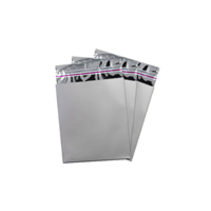 Metalize Poşet Lüks 50li 11x12 -Gümüş-