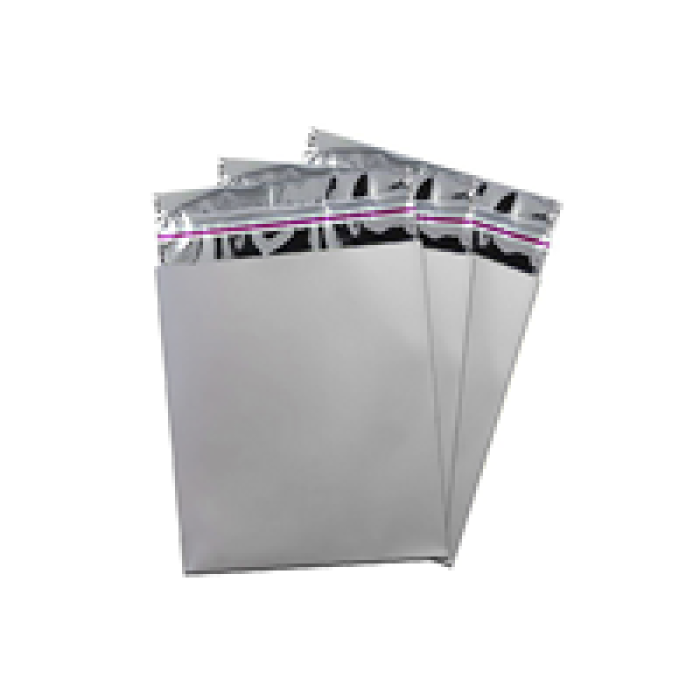 Metalize Poşet Lüks 50li 15x25 -Gümüş-