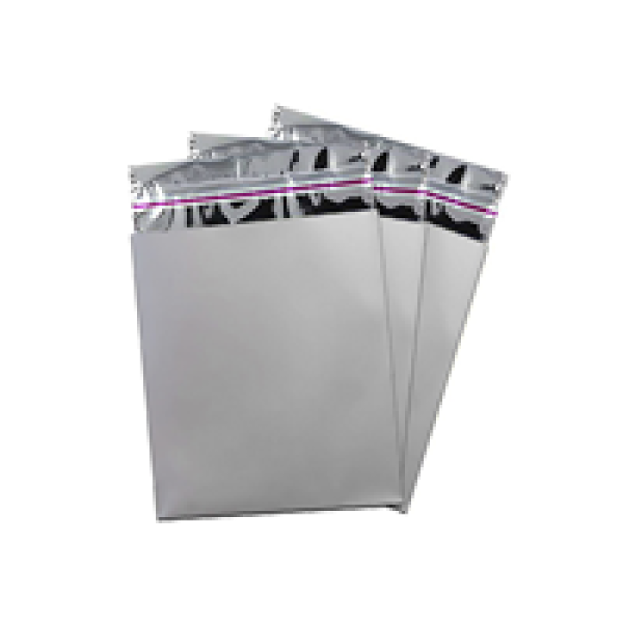 Metalize Poşet Lüks 50li 17x25 -Gümüş-