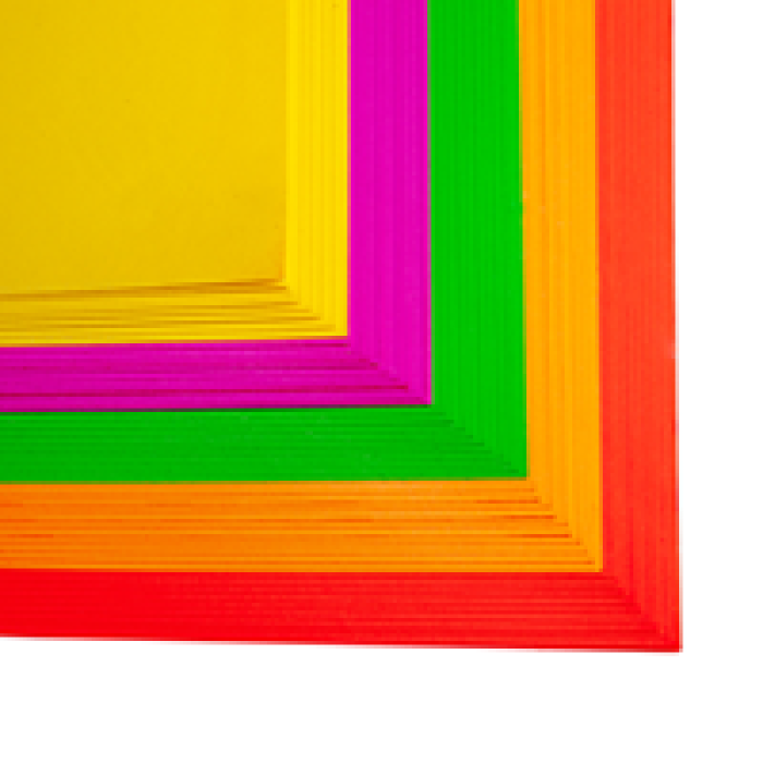 Fosforlu Fon Kartonu 50x70 100lü 4 Renk Asorti