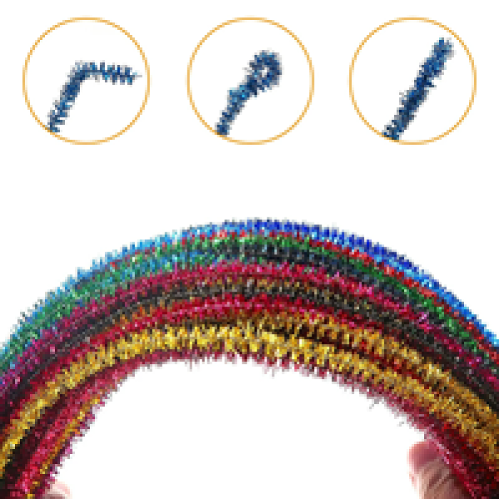 Şönil 30cm Simli 20li Snlsm30 -Karışık-