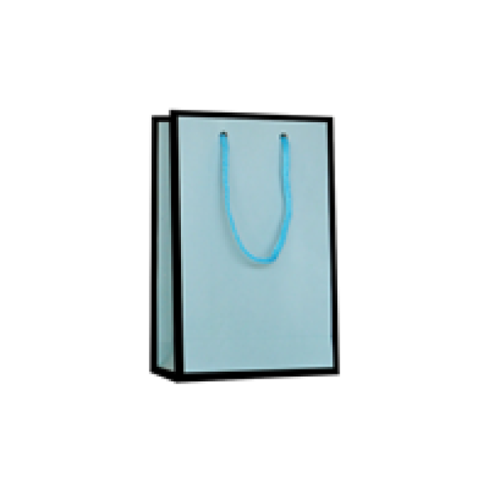 11x16x5 Karton Çanta -Mat Ada Mavisi-