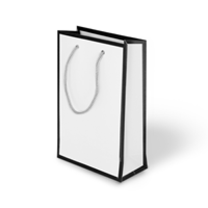 11x16x5 Karton Çanta -Mat Beyaz-