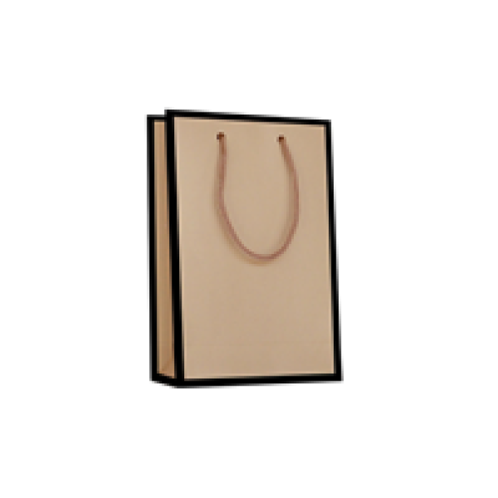 11x16x5 Karton Çanta -Mat Mum Işığı-