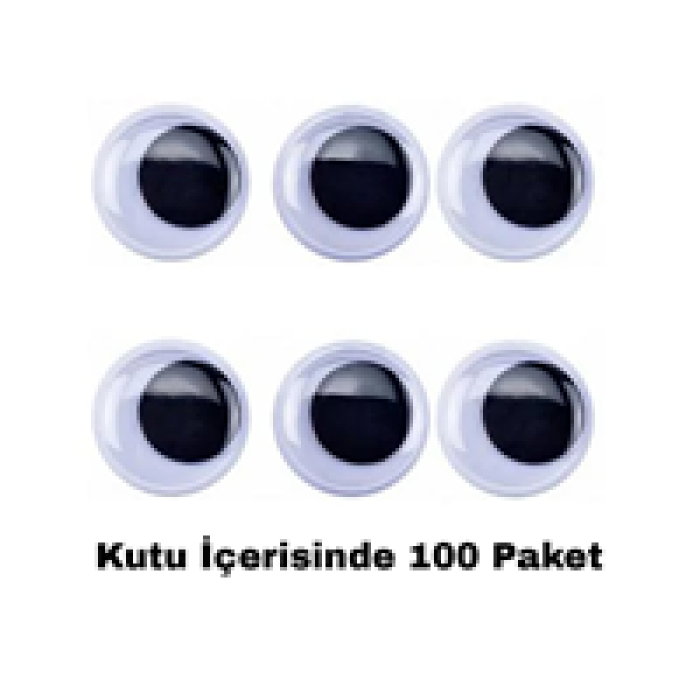 Oynar Göz 12mm Orta Boy 100lü
