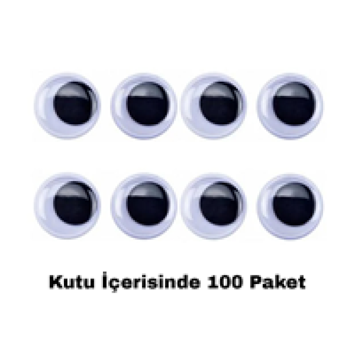 Oynar Göz 8mm Küçük Boy 100lü