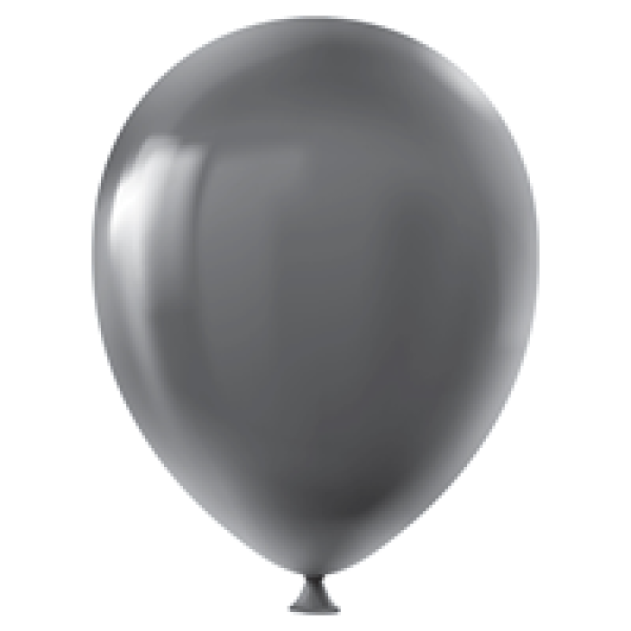 10 Pastel Balon 100lü -Siyah-