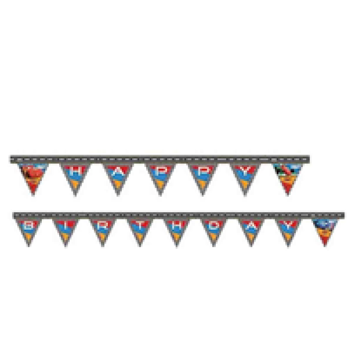 Cars Formula Happy Birthday Harf Afiş