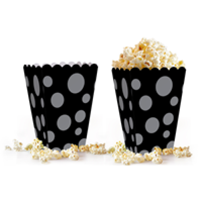 Popcorn Kutusu 10lu -Puanlı Gümüş