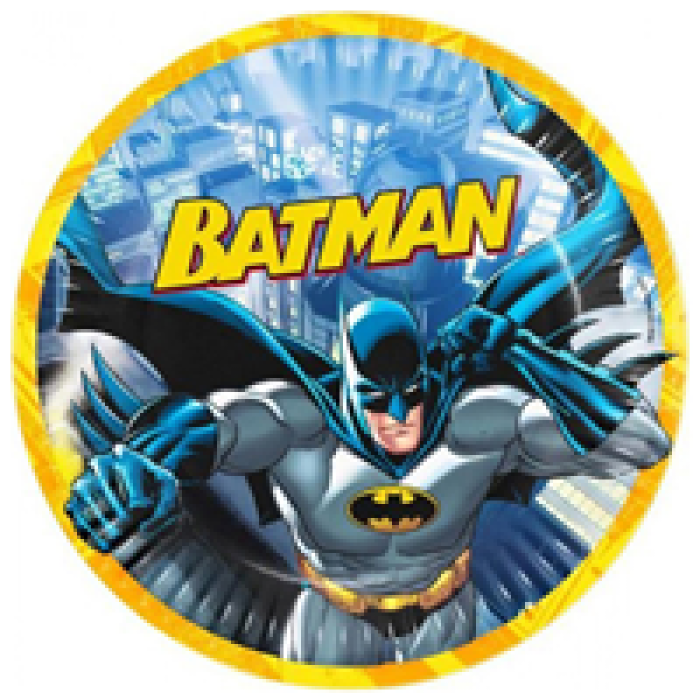 Batman Karton Tabak 23cm 8 li