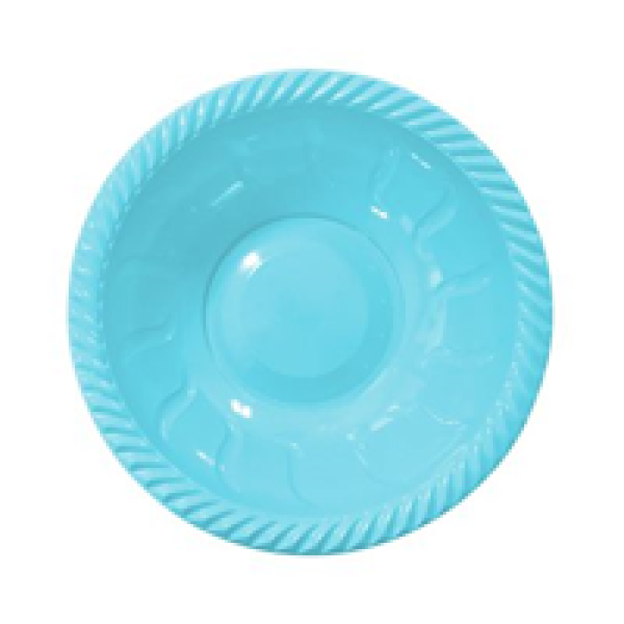 Plastik Yuvarlak Kase 6lı AÇIK MAVİ