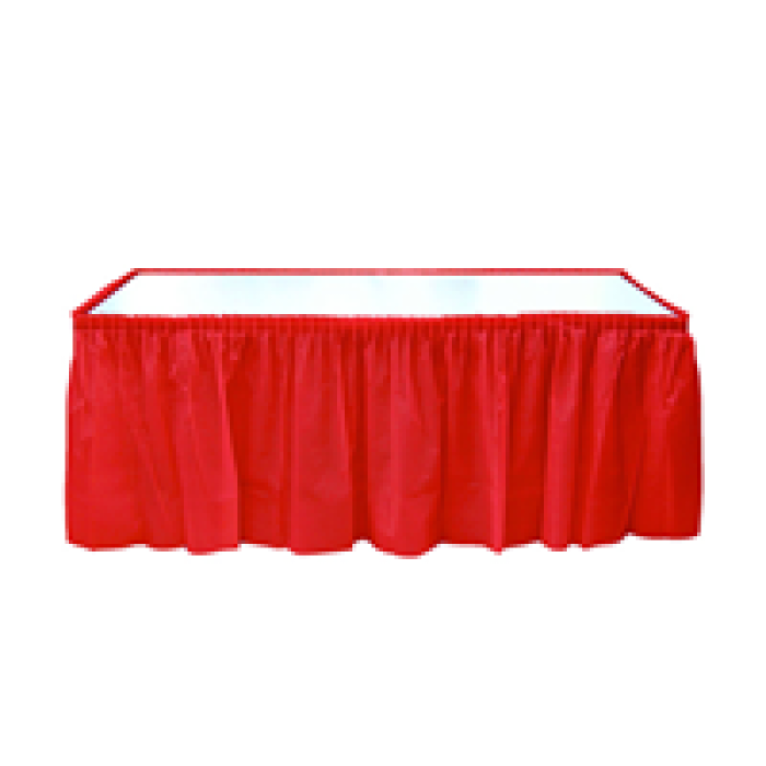 Masa Eteği 75*426cm -Kırmızı-