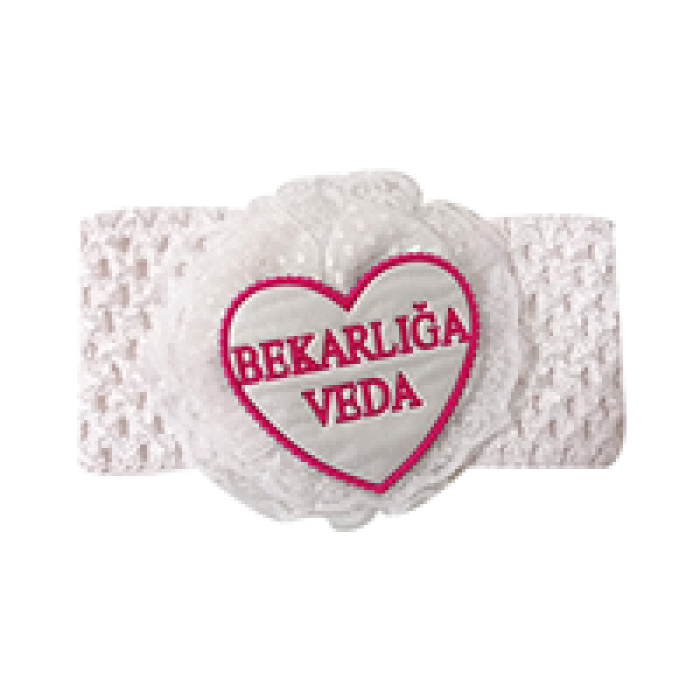 Bekarlığa Veda Yazlı Bacak Bandı -BRD03-