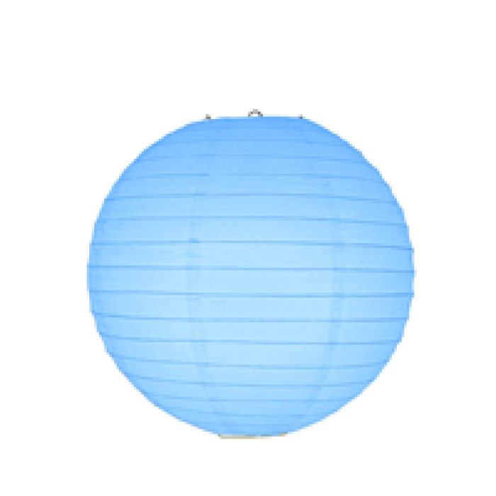 Kağıt Fener 20cm Mavi -KF032Mv-