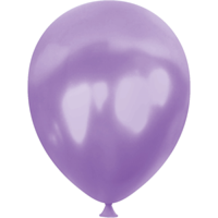 12 Eco Metalik Balon 100lü -Lila-
