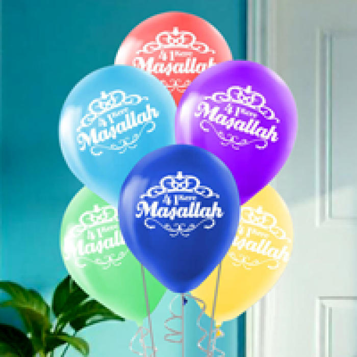 Pastel Balon Baskılı 100lü -Sünnet-