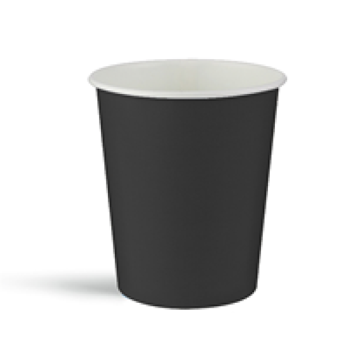 Karton Bardak 8oz 8li -Siyah-