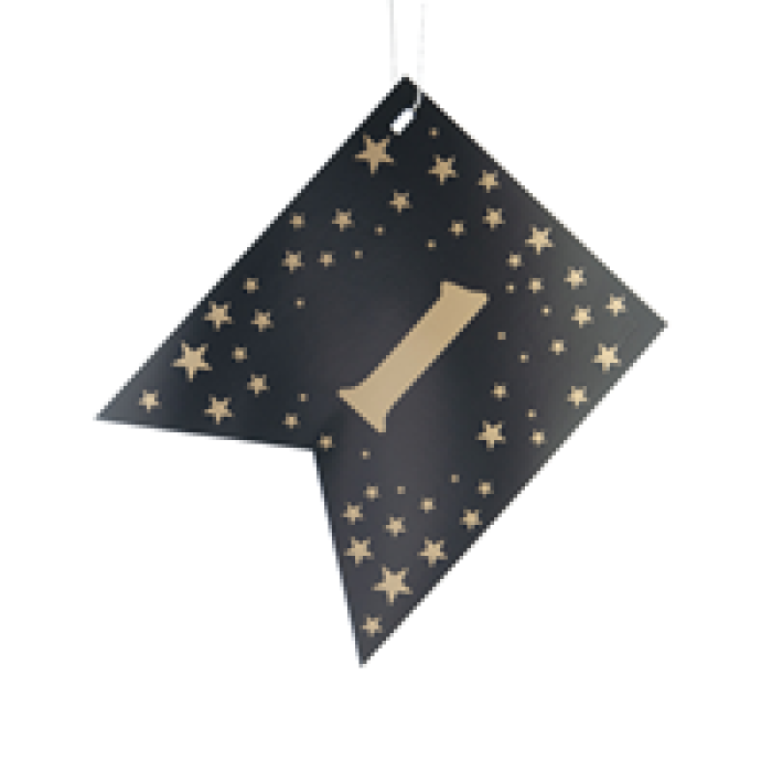 Tekli Harf Rakam Banner
