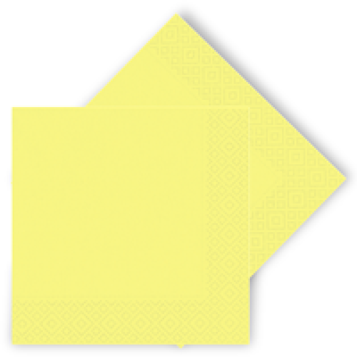 Peçete 33x33 16lı -Makaron Sarı-