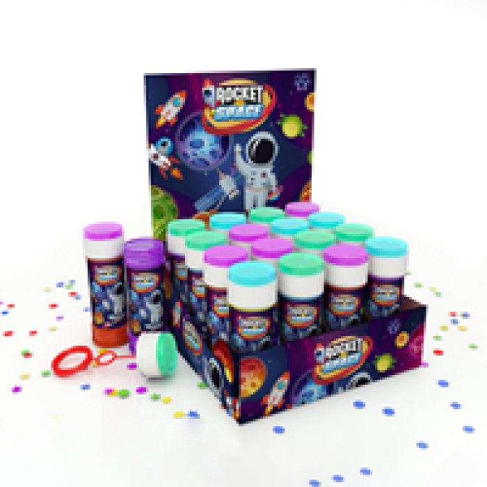 Köpük Balon Stantlı 36lı -Rocket Space-
