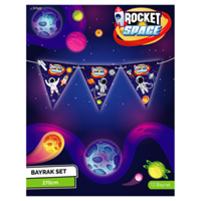 Rocket Space Üçgen Flama