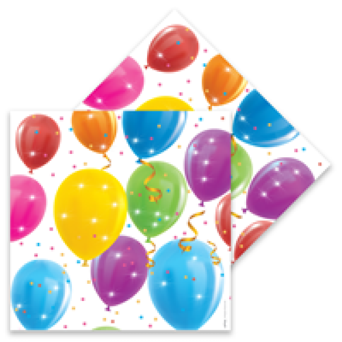 Peçete 33x33 16lı -Sparkling Balloons-