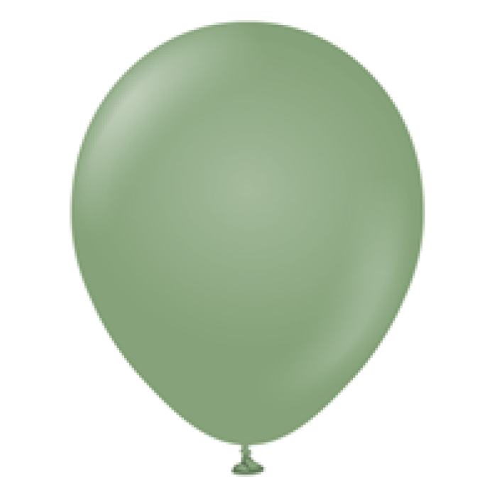 12 Eco Pastel Balon 100lü -Okaliptus-