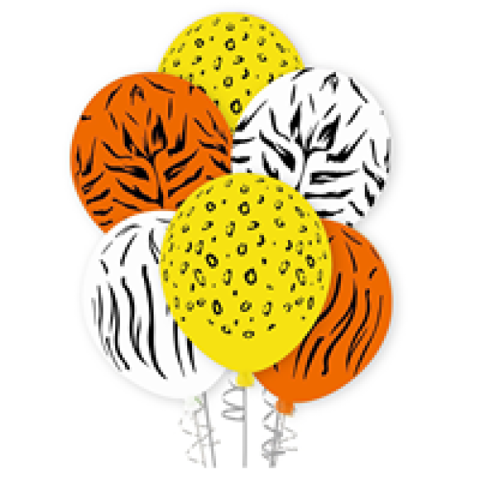 Pastel Balon Çepeçevre Baskılı100lü -Safari-
