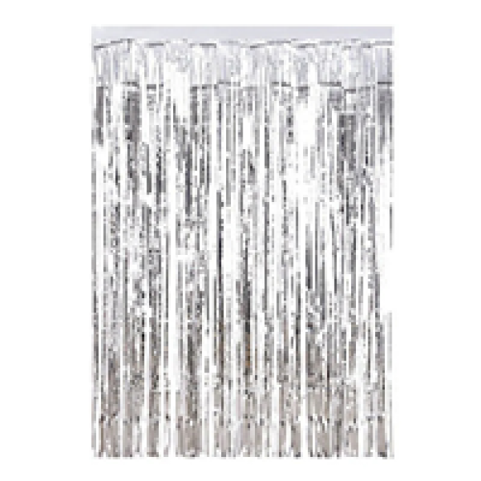 Metalize Arka Fon 100x200cm -Gümüş-