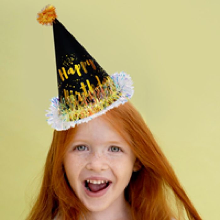 Happy Birthday Varaklı Şapka