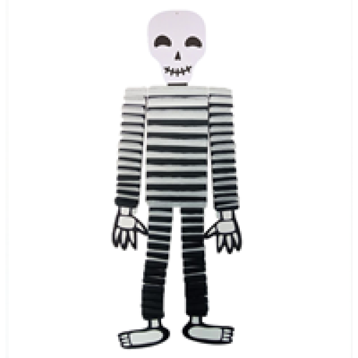 Halloween İskelet Dekor Süs 110cm