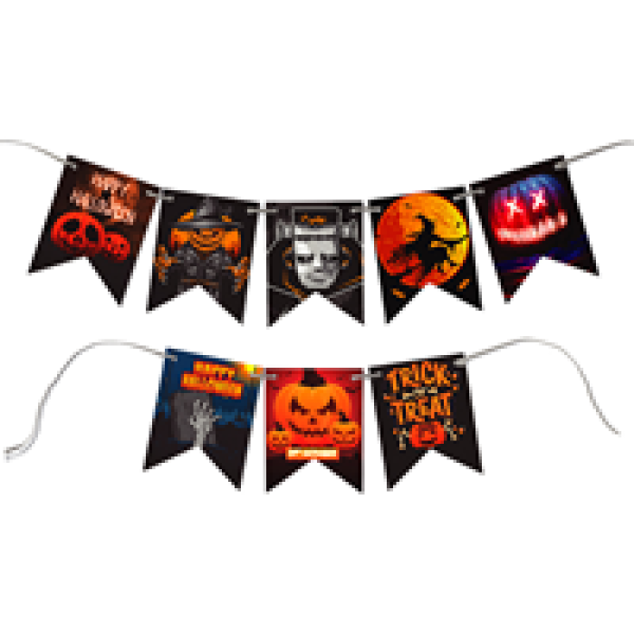 BNR65 Happy Halloween Harf Afiş