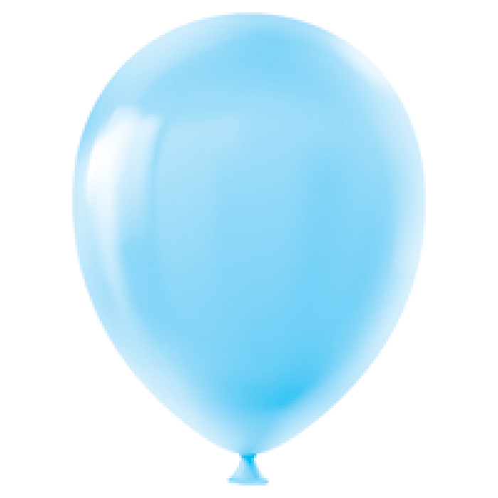 5 Pastel Balon 100lü -Bebek Mavi-