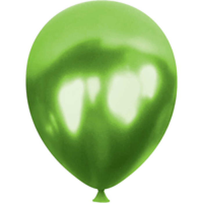 5 Metalik Balon 100lü -Yeşil-