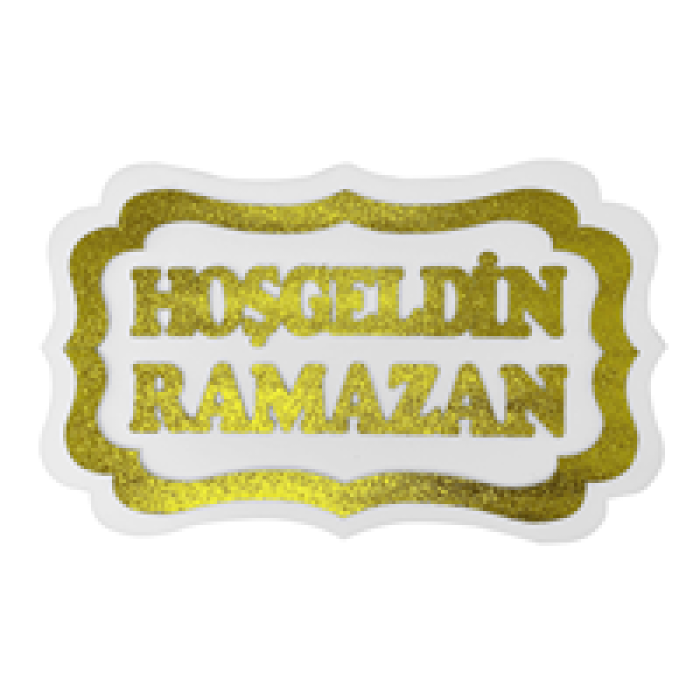 Strafor Hoşgeldin Ramazan 30*47cm